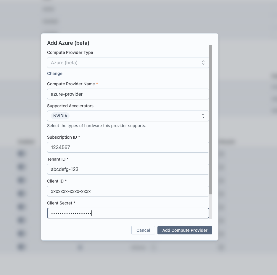 Add Azure provider