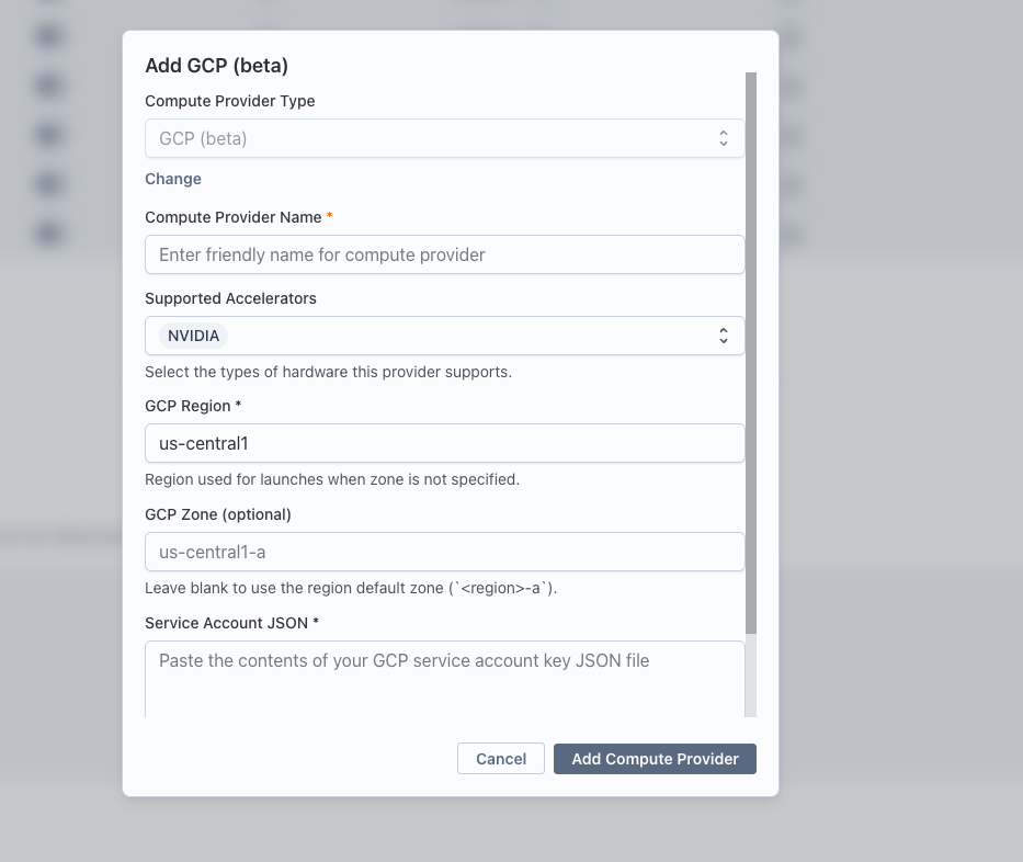Add GCP provider