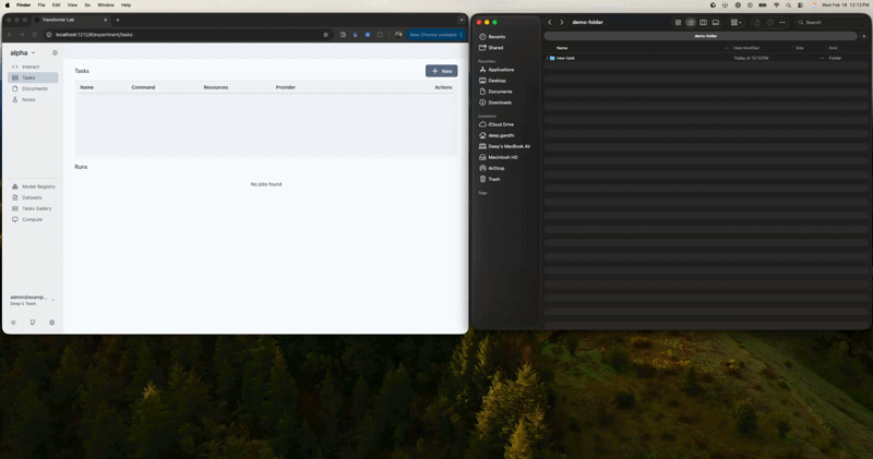 Create Task from Local Directory