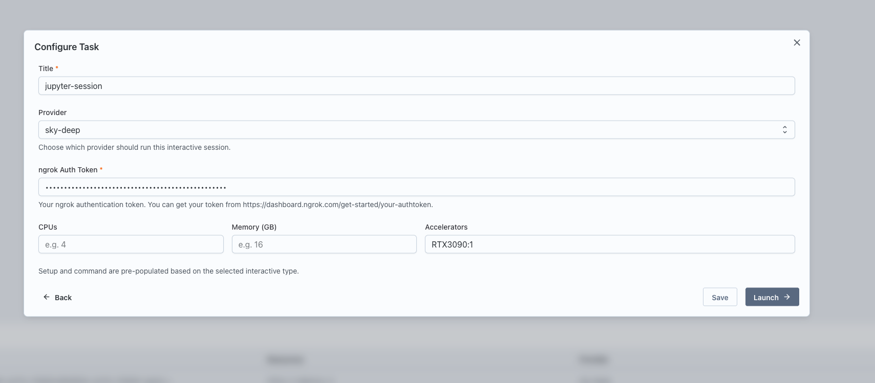 Service Configuration